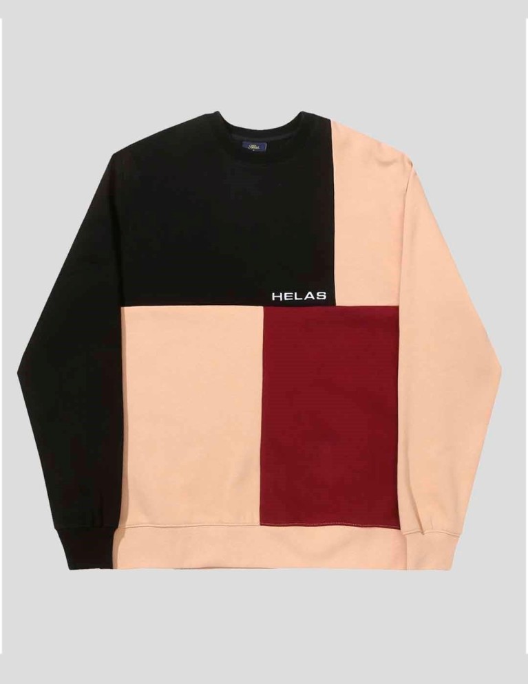 Sudadeira HÉLAS carre crew black multi